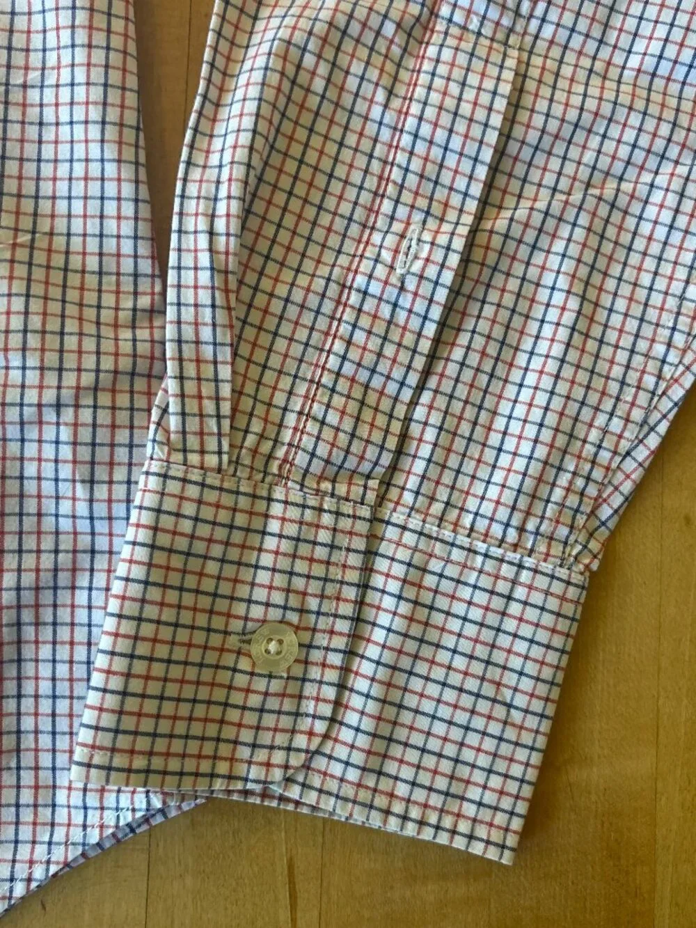 Lot of 3 J Crew Button Down Long Sleeve Plaid Mens Dress Shirts
